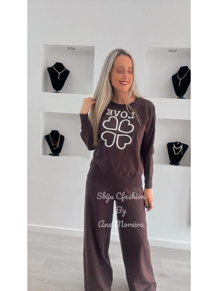Fato de Treino em Malha “Love” 12