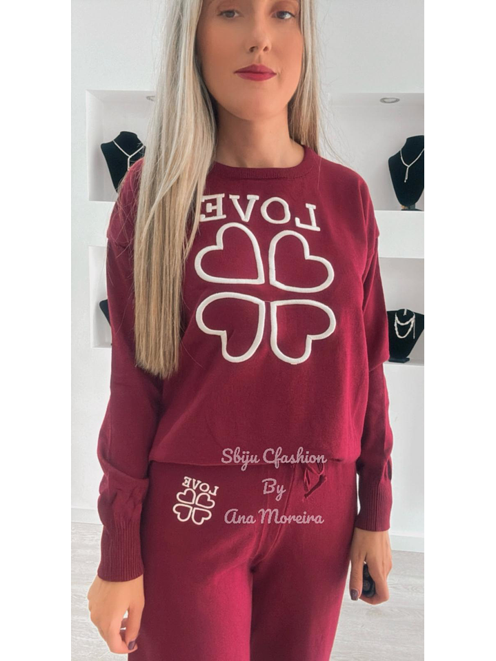 Fato de Treino em Malha “Love” 8