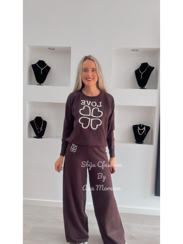 Fato de Treino em Malha “Love” 14