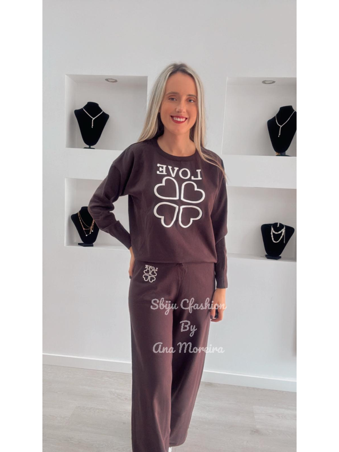 Fato de Treino em Malha “Love” 9