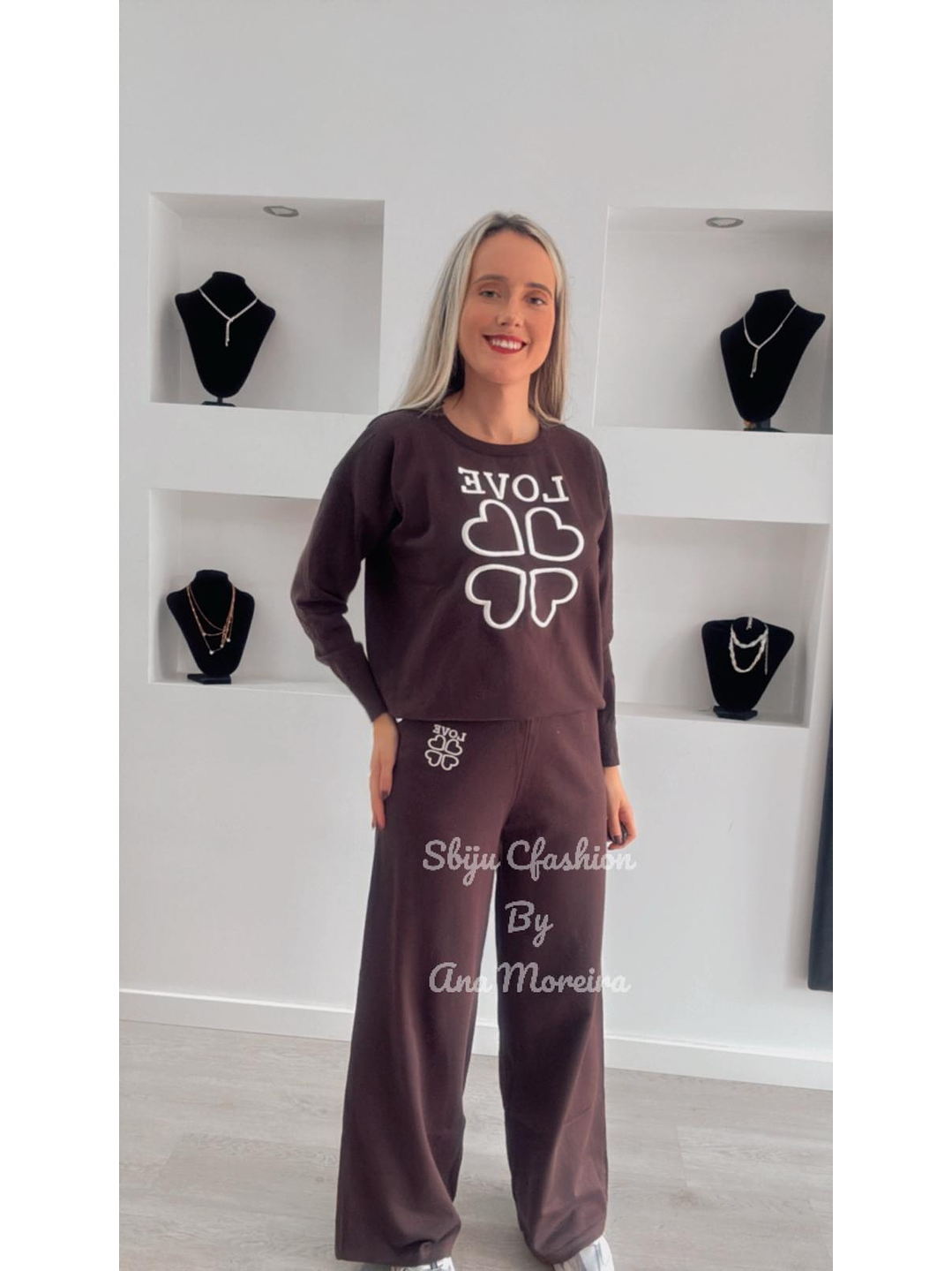 Fato de Treino em Malha “Love” 20