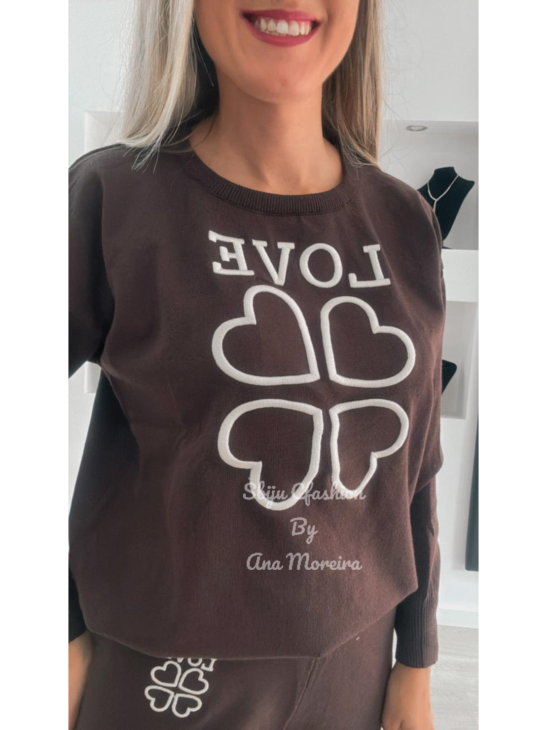 Fato de Treino em Malha “Love” 11