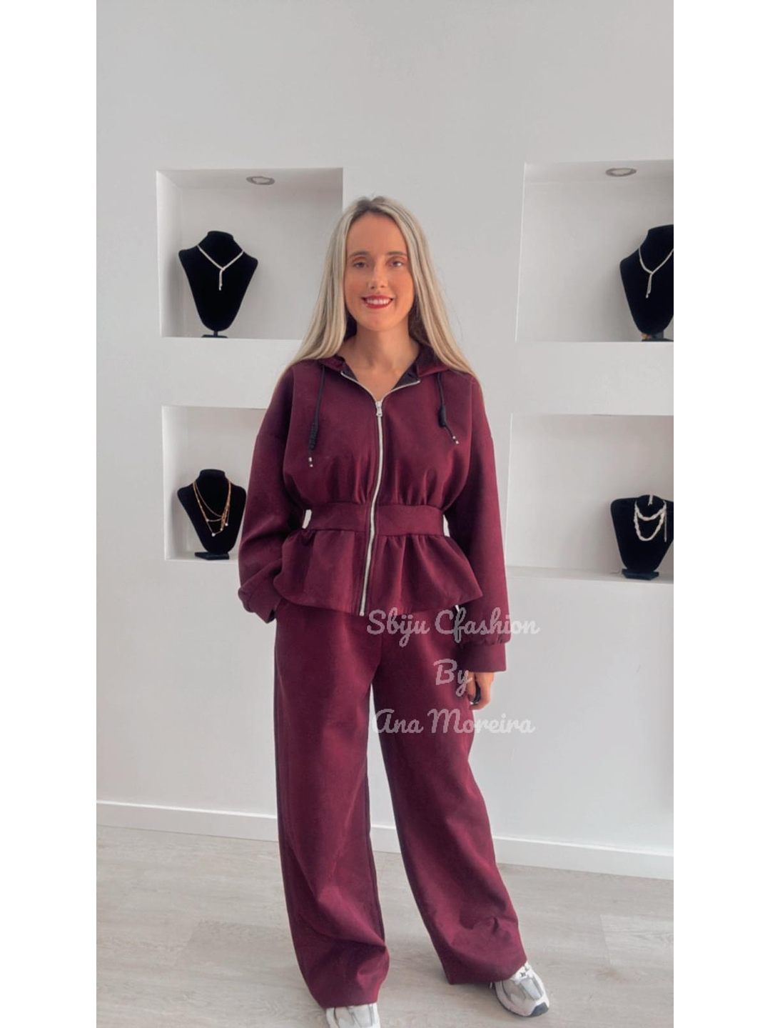 Fato de Treino com Folho em Pele de Pêssego 7