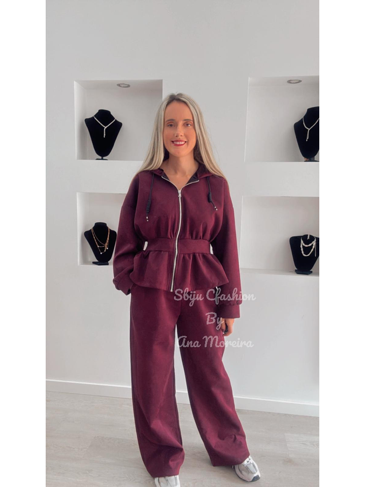 Fato de Treino com Folho em Pele de Pêssego 7