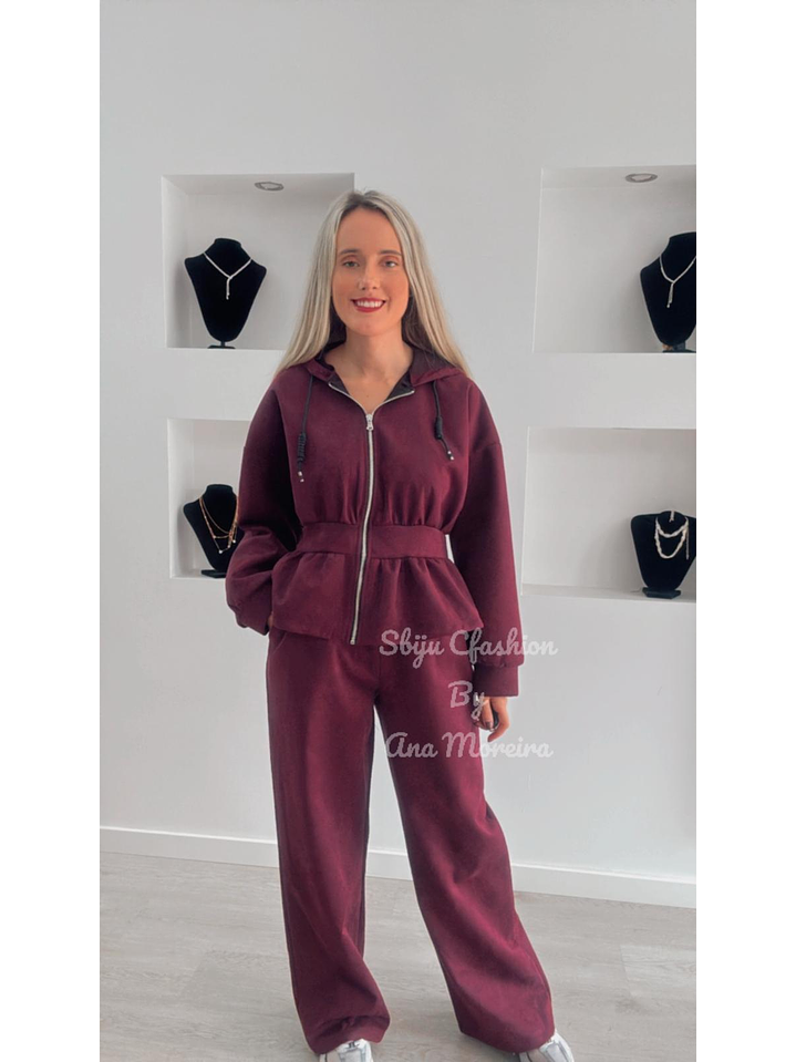 Fato de Treino com Folho em Pele de Pêssego 8