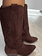 Bota Texana em Camurça Cano Médio - vignette 5