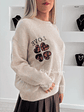 Camisola de Malha com Estampado de Trevo – TU - thumbnail 3