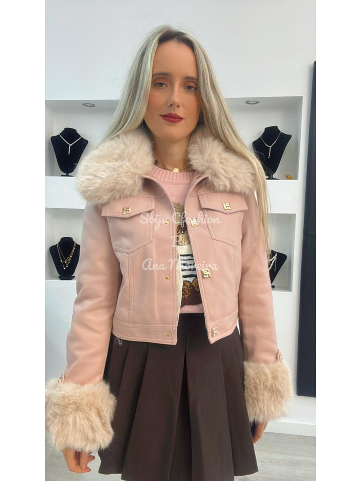 Casaca em Ecopele Forrada a Pelo com Gola Removível 5