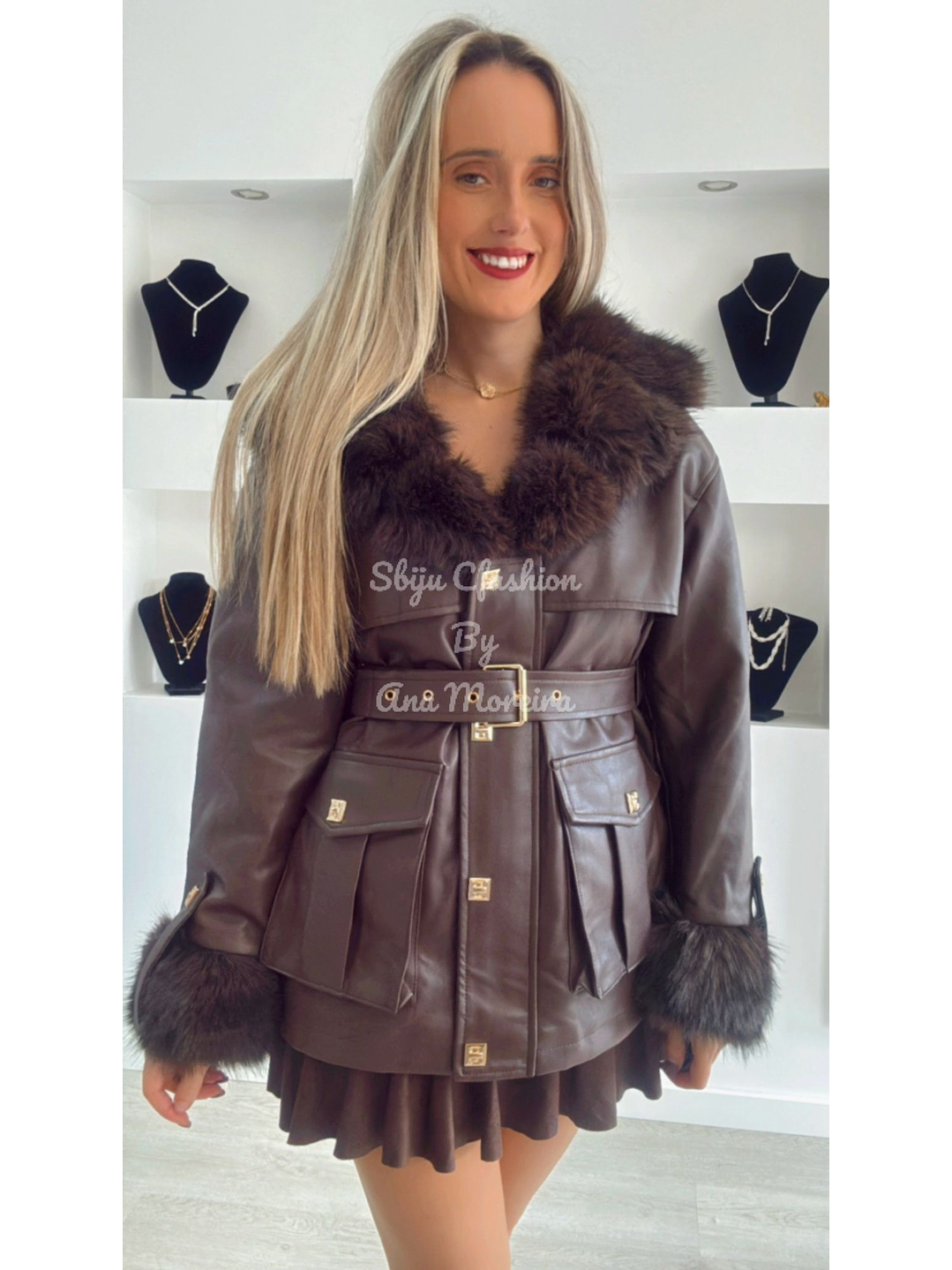 Casaco em Ecopele Forrado a Pelo 6