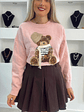 Camisola de Malha com Detalhe de Urso - TU - Thumbnail 1