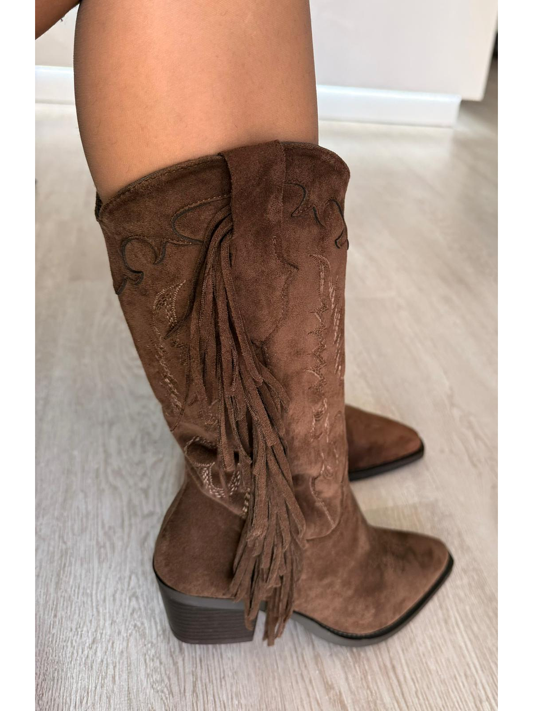 Bota Texana com Franjas (Cano Médio) 2