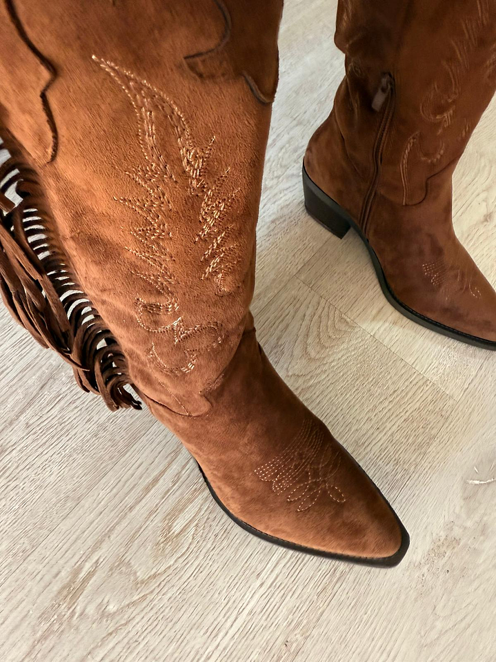 Bota Texana com Franjas (Cano Médio) 4