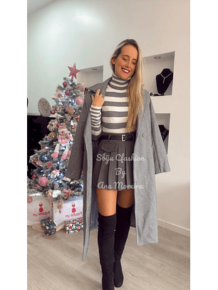 Casaco comprido em fazenda - TU