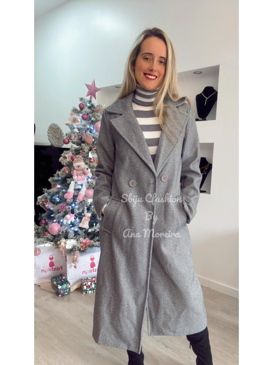 Casaco comprido em fazenda - TU 4