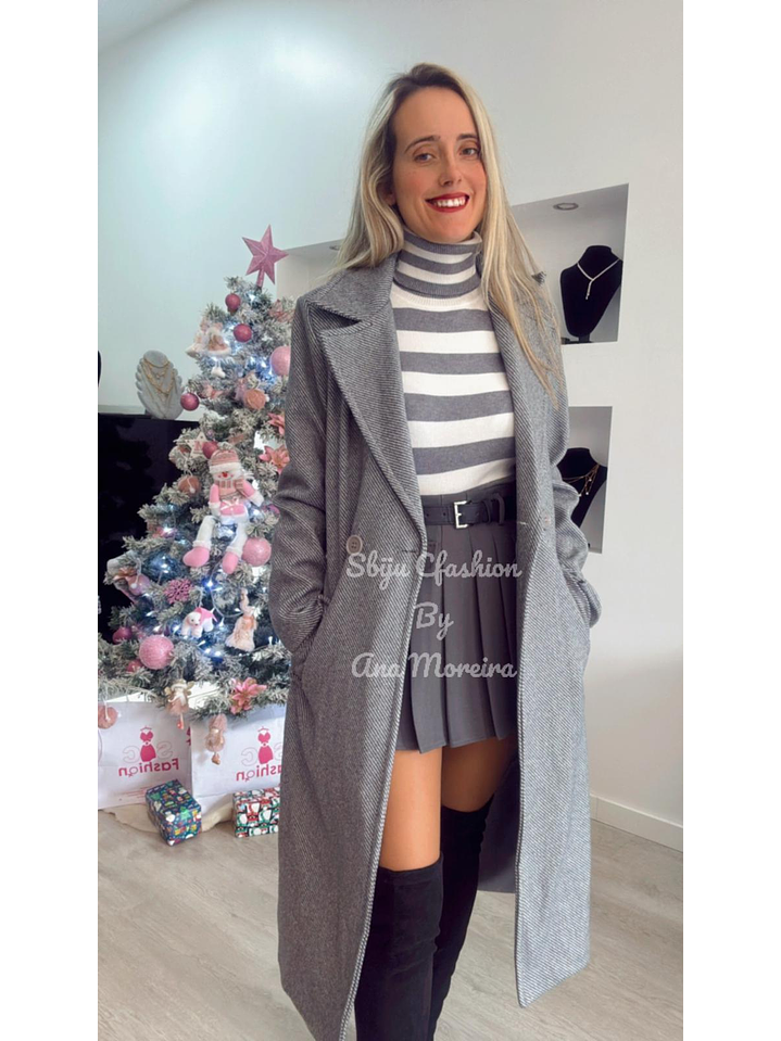 Casaco comprido em fazenda - TU 3