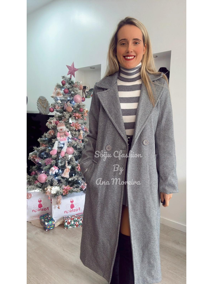 Casaco comprido em fazenda - TU 6