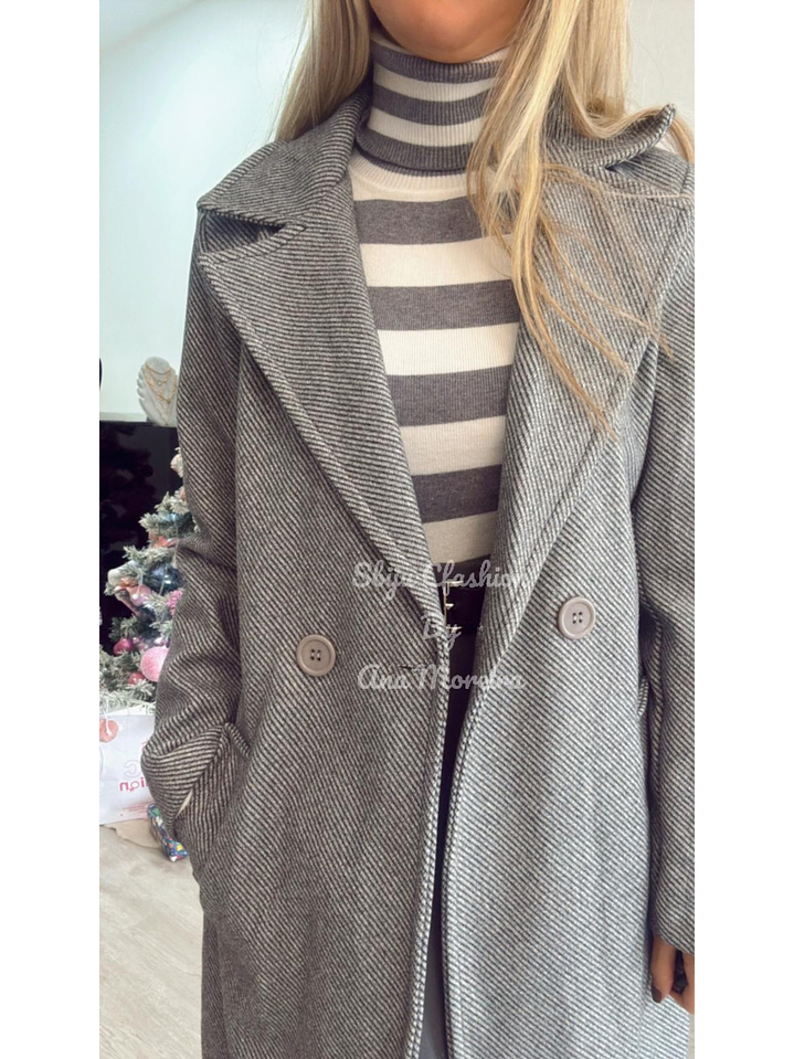 Casaco comprido em fazenda - TU 7