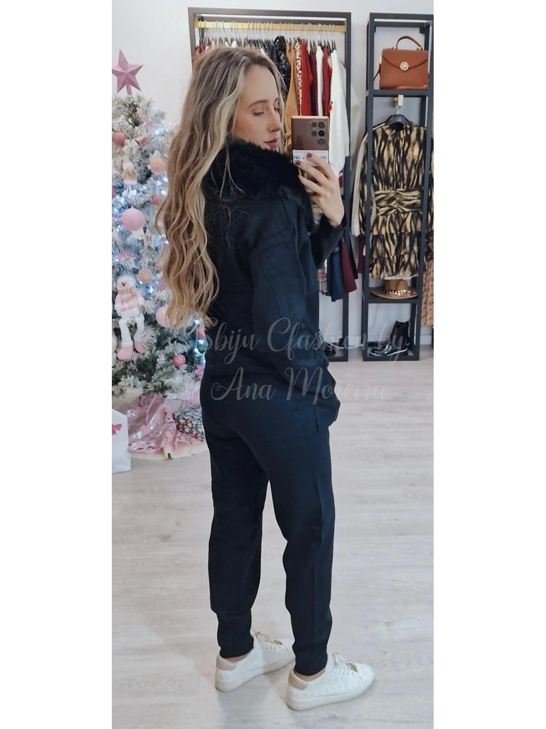 Fato de treino em malha com pelo removível – TU 2