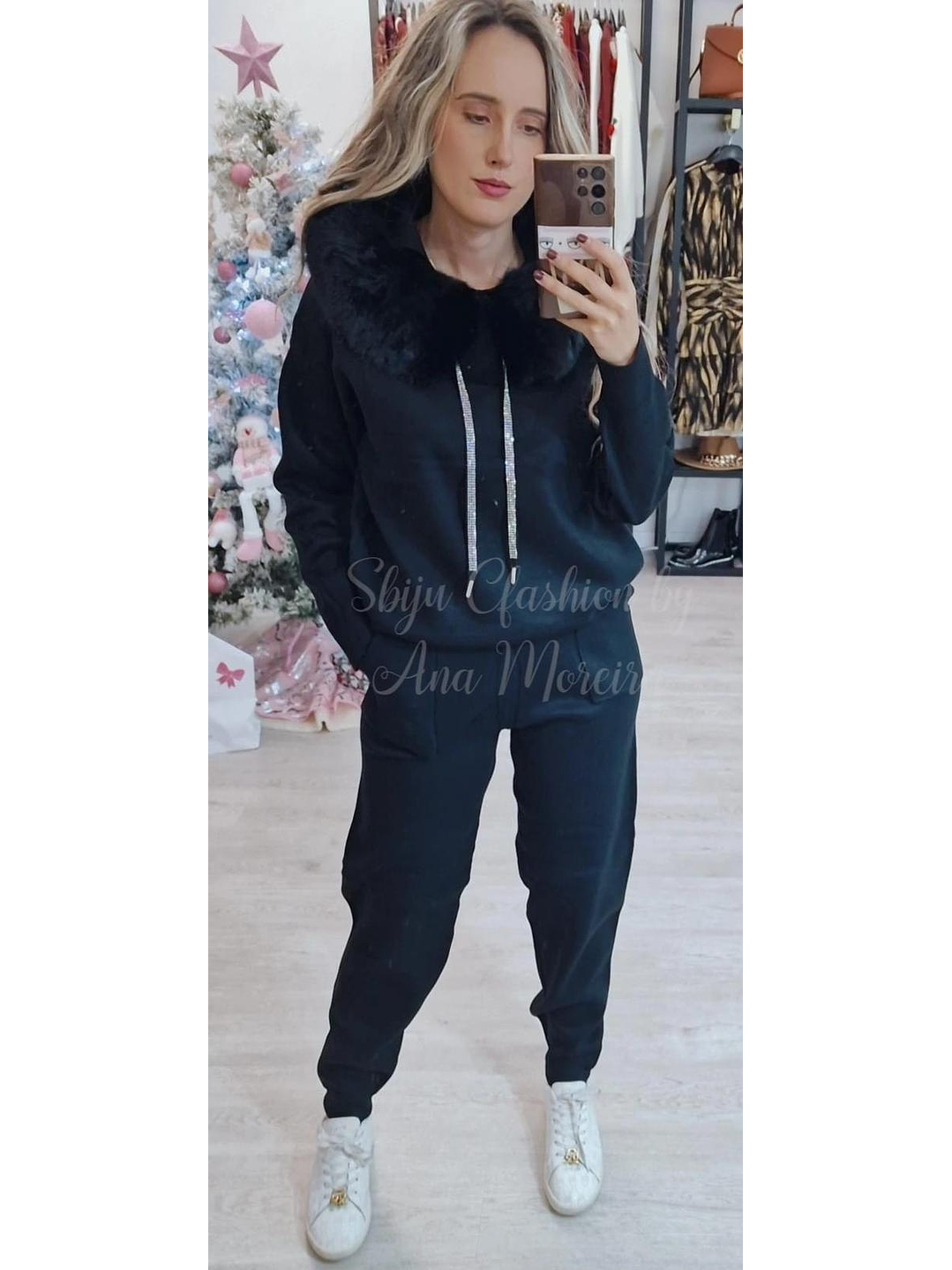 Fato de treino em malha com pelo removível – TU 3