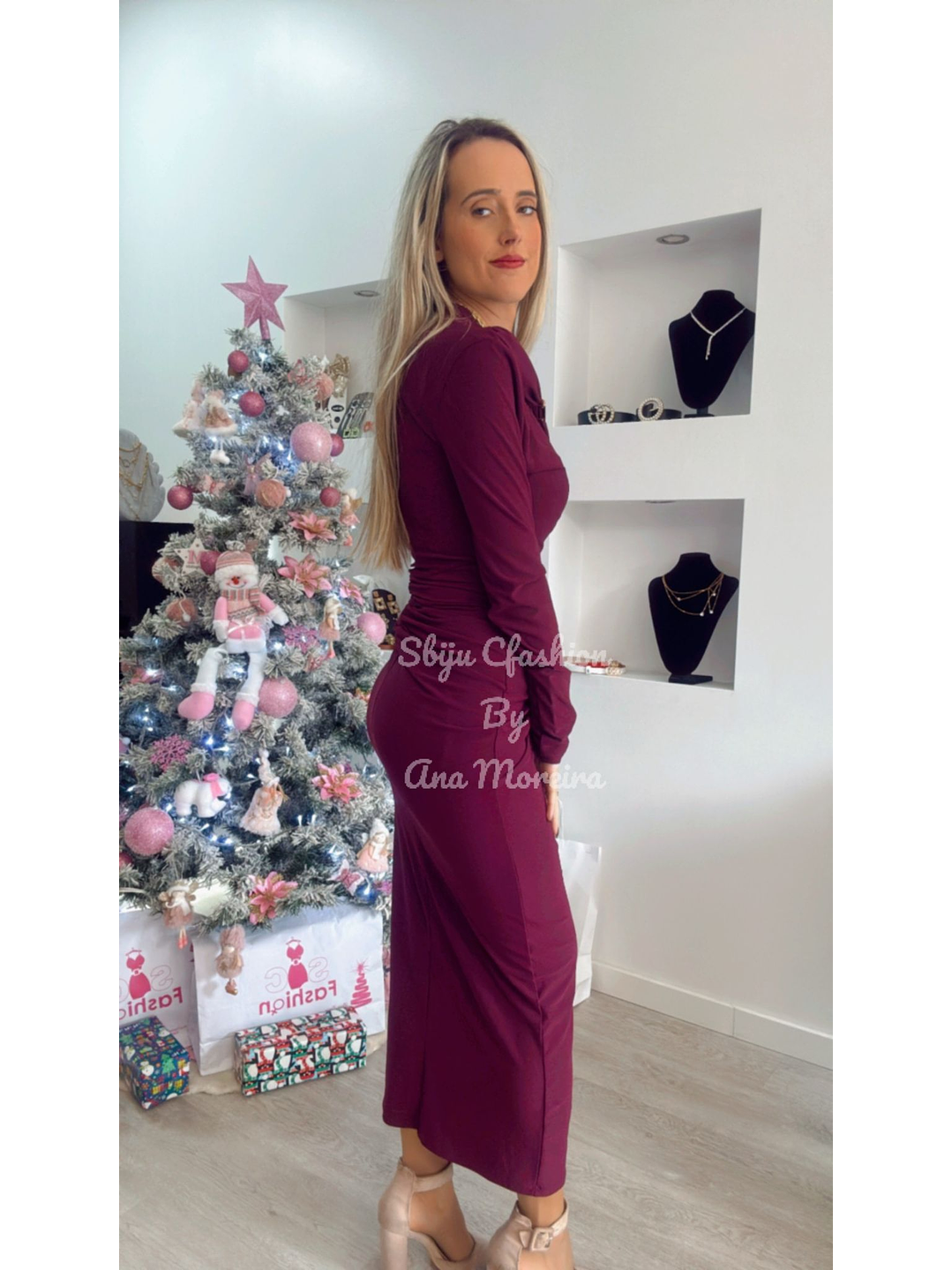 Vestido Justo Comprido Push-Up - TU 9