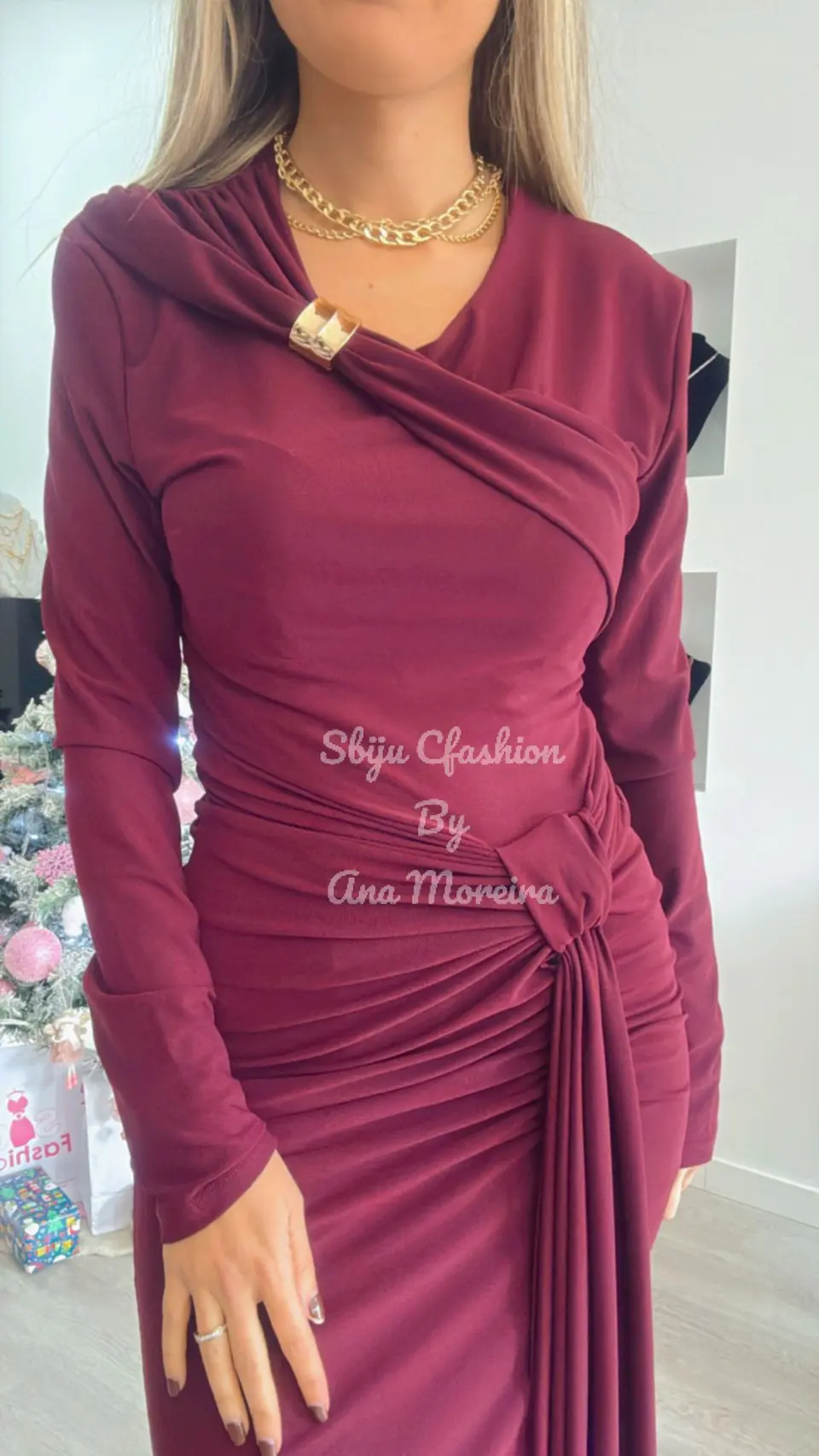 Vestido Justo Comprido Push-Up - TU 12