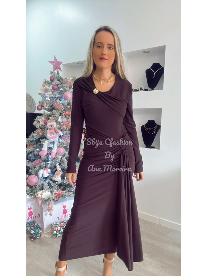 Vestido Justo Comprido Push-Up - TU 5