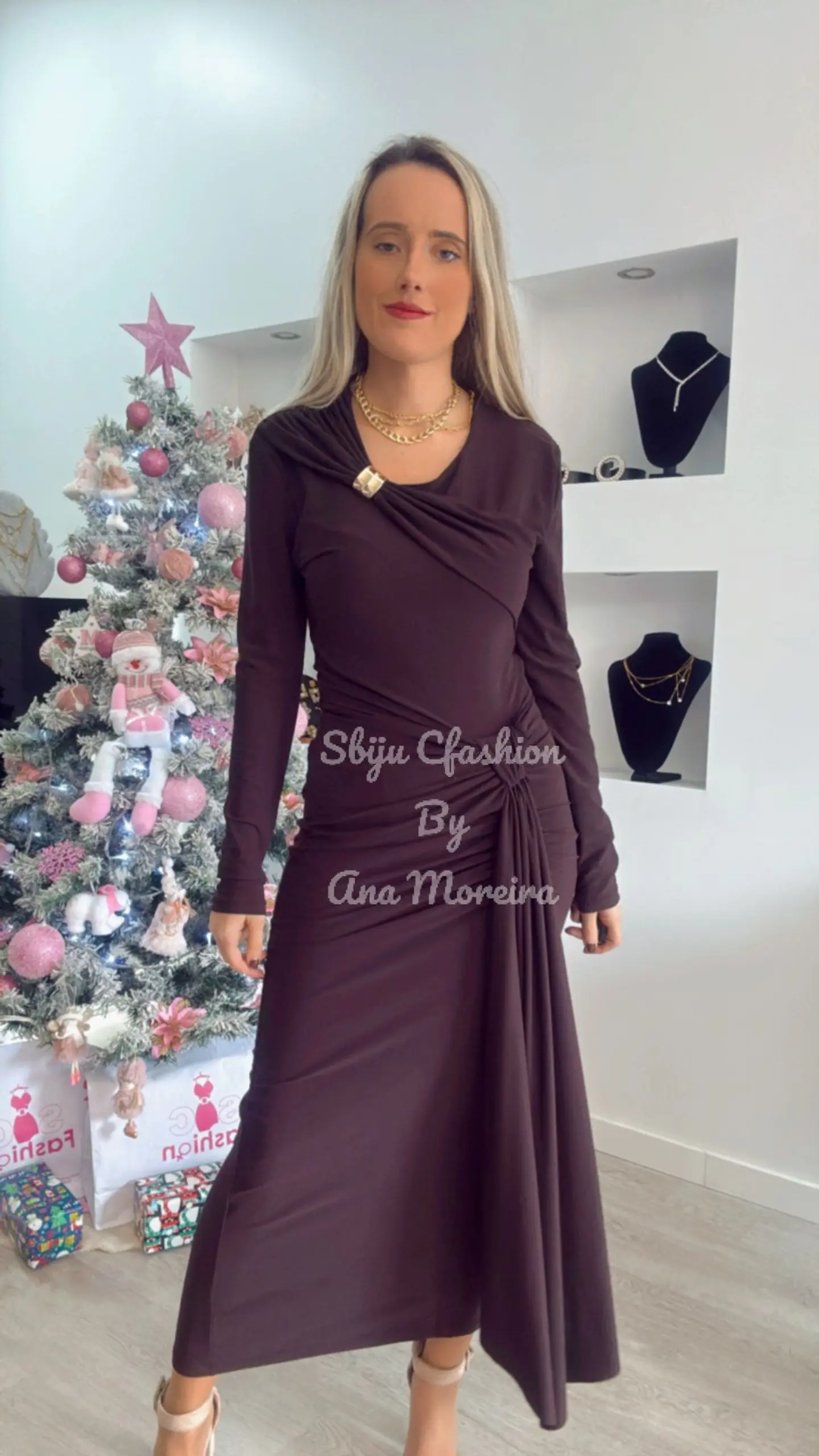 Vestido Justo Comprido Push-Up - TU 5