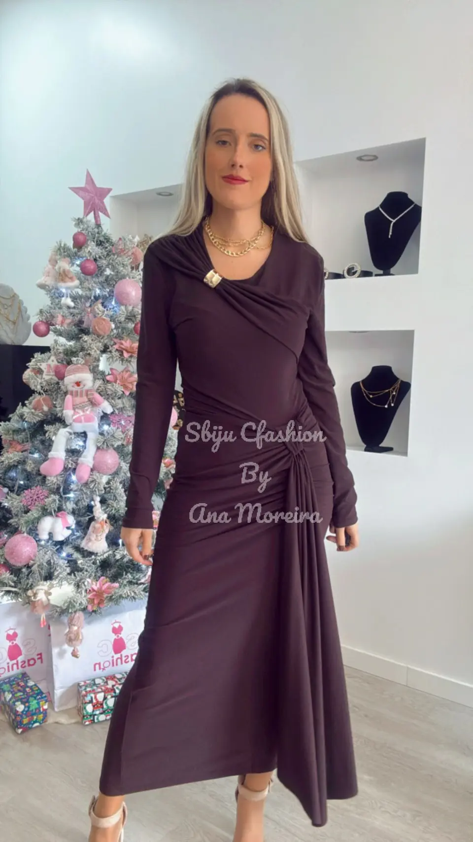 Vestido Justo Comprido Push-Up - TU 5