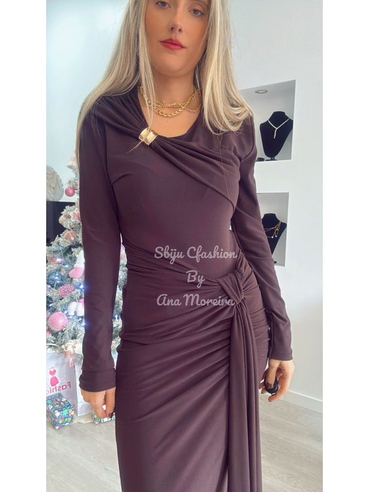 Vestido Justo Comprido Push-Up - TU 4