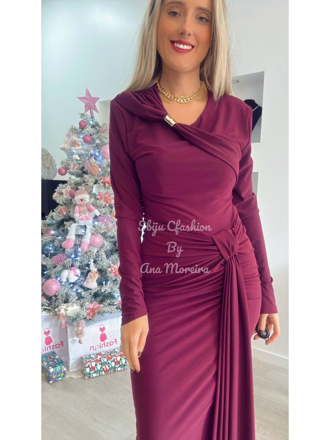 Vestido Justo Comprido Push-Up - TU 10