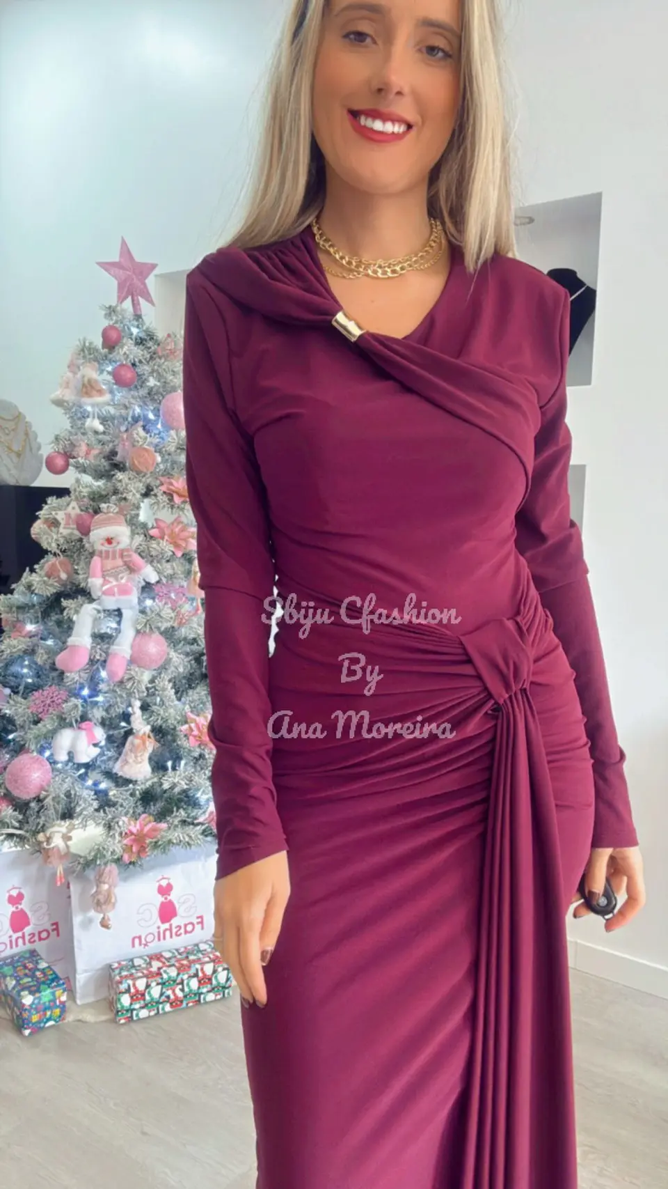 Vestido Justo Comprido Push-Up - TU 10