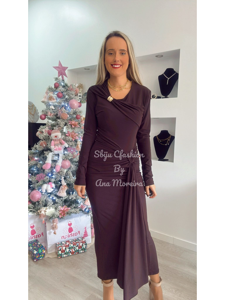 Vestido Justo Comprido Push-Up - TU 3