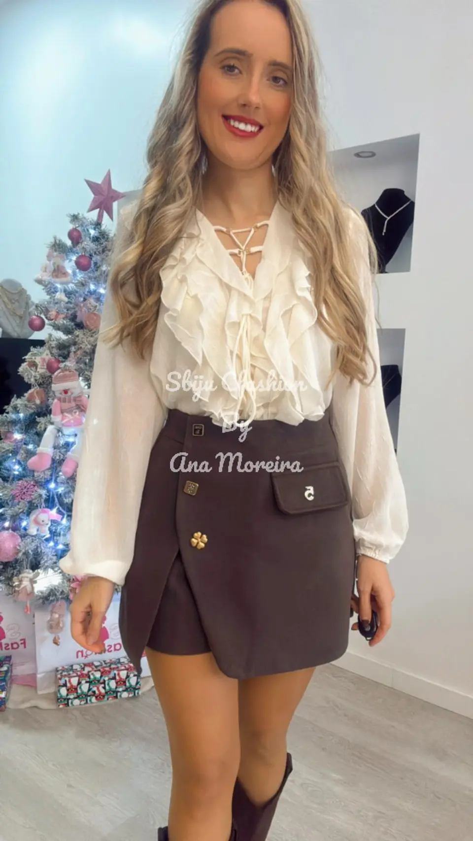 Blusa com Folhos no Peito 4