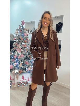 Casaco de Fazenda com Bolsos - TU