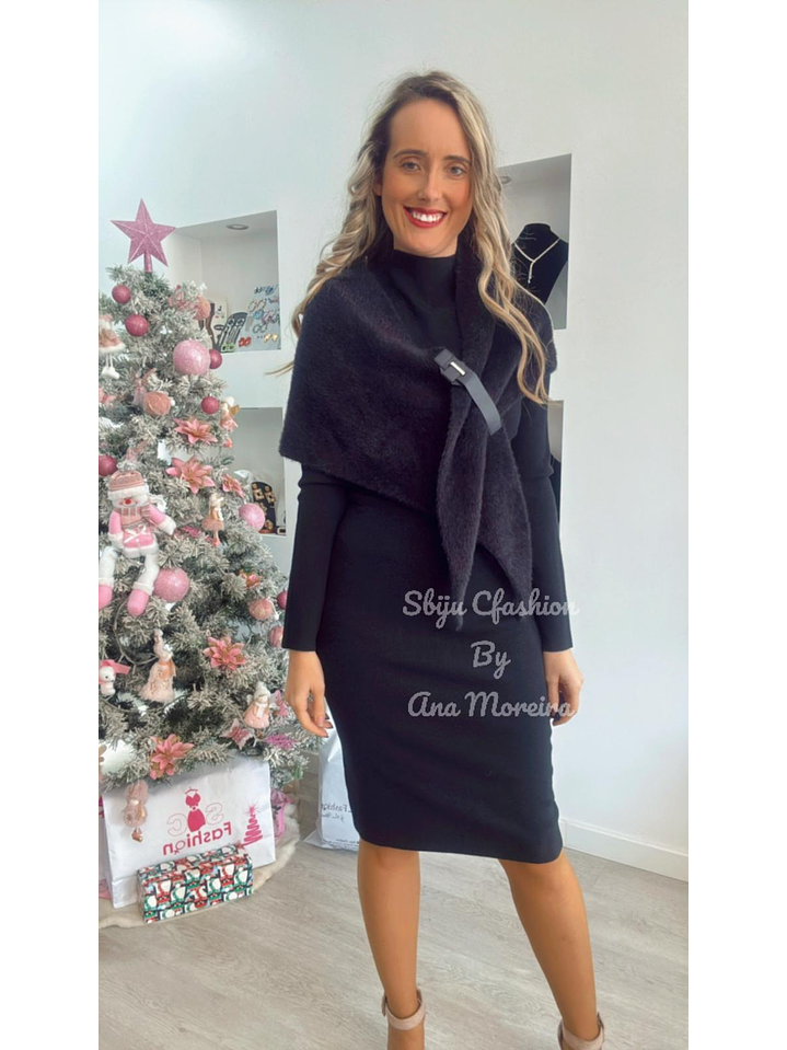 Vestido com Écharpe - TU 6