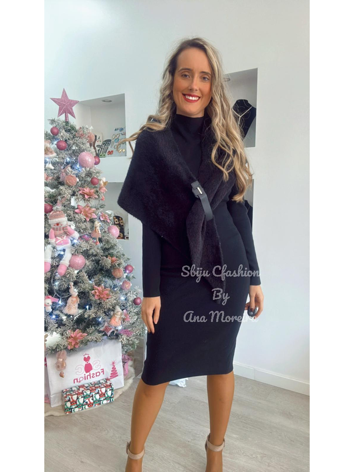 Vestido com Écharpe - TU 8