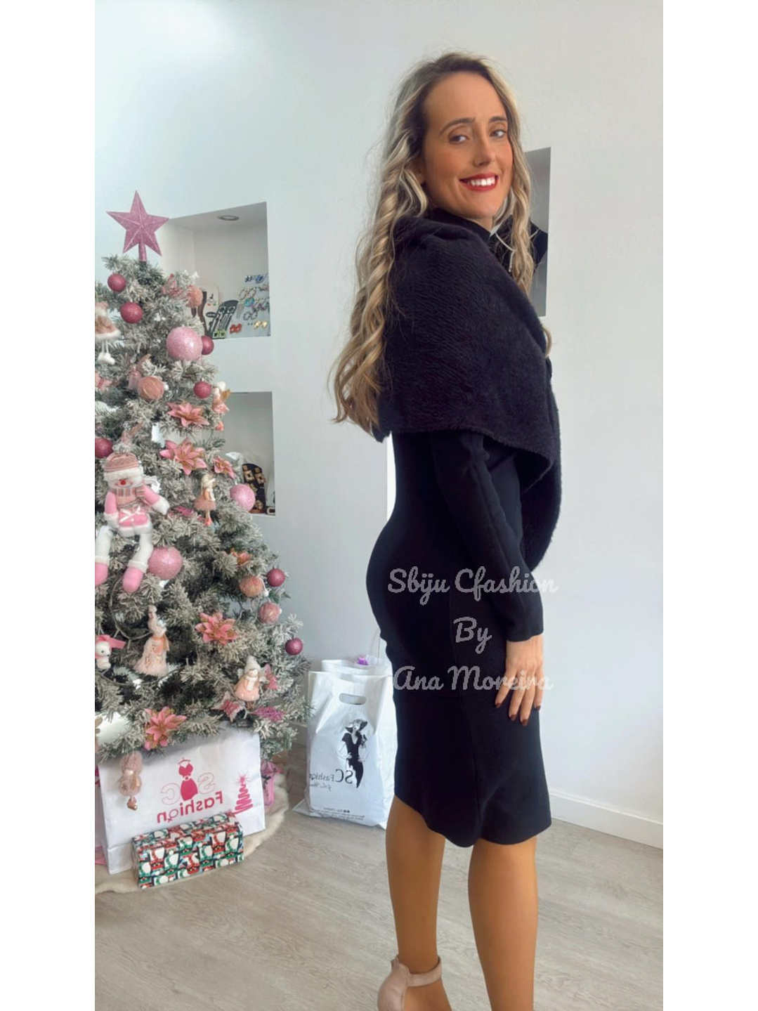 Vestido com Écharpe - TU 7