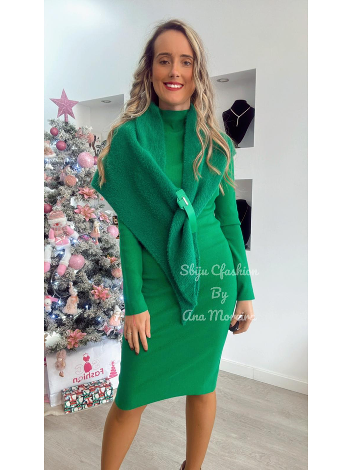 Vestido com Écharpe - TU 3