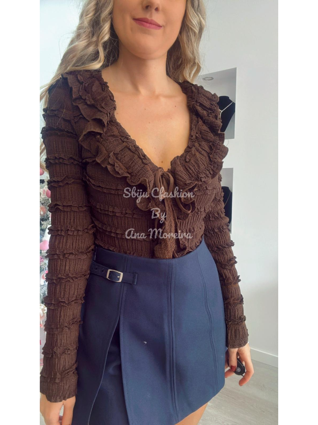 Body Decotado com Textura e Folho 6