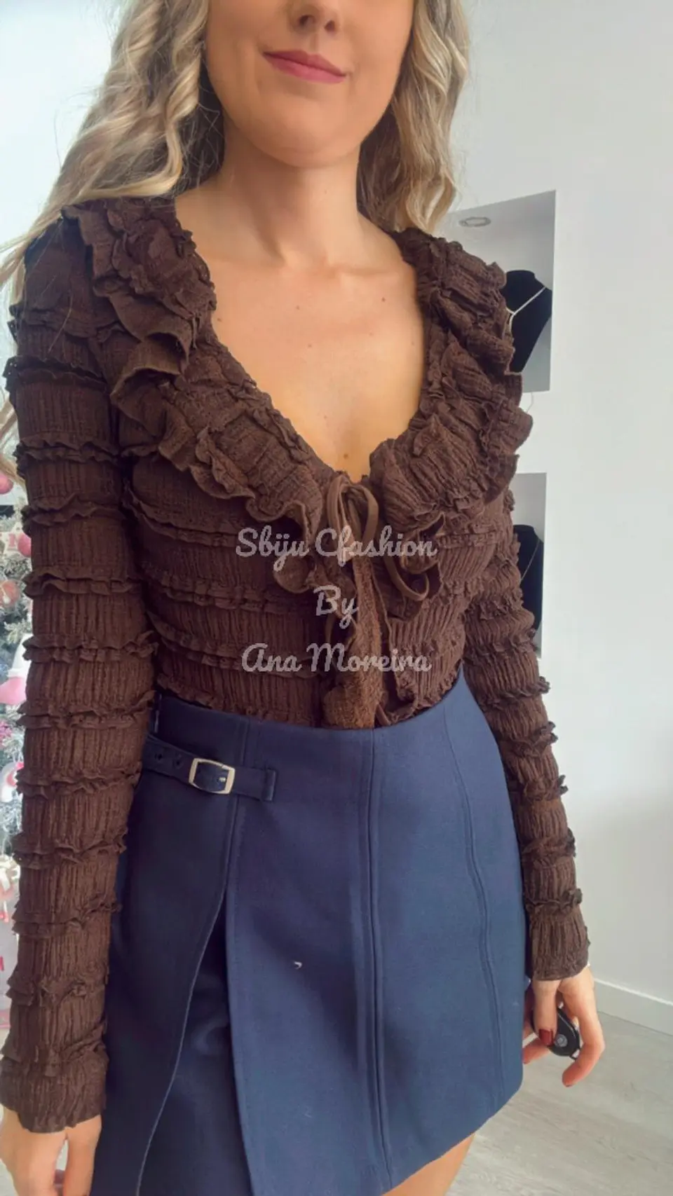 Body Decotado com Textura e Folho 6