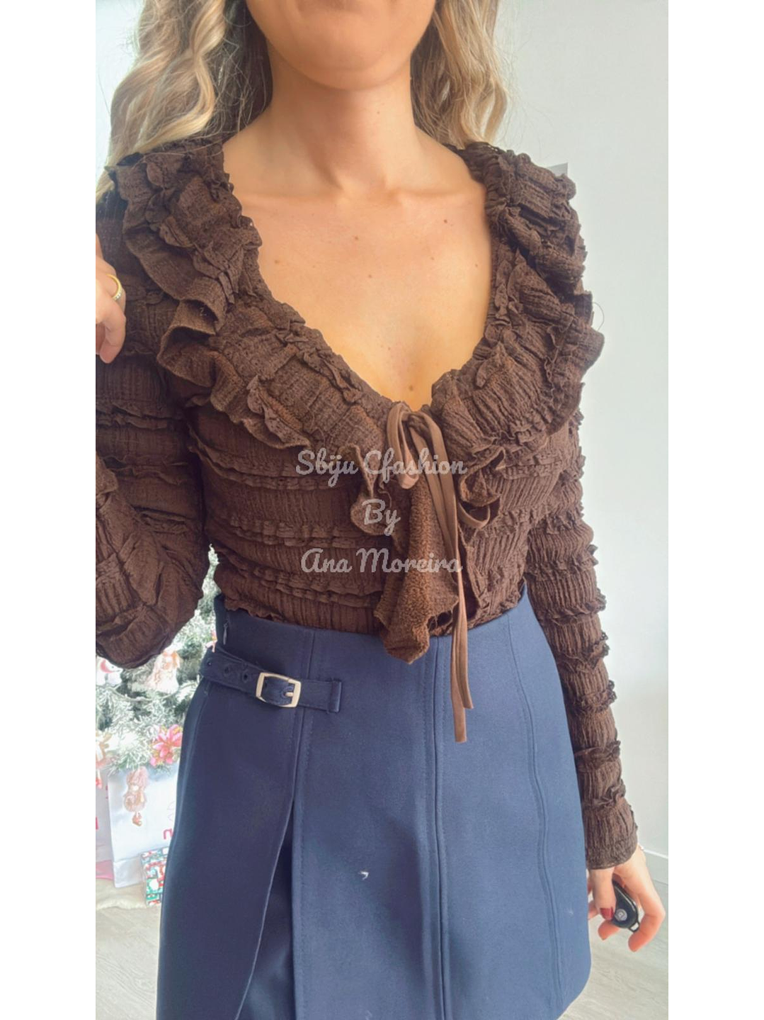 Body Decotado com Textura e Folho 5