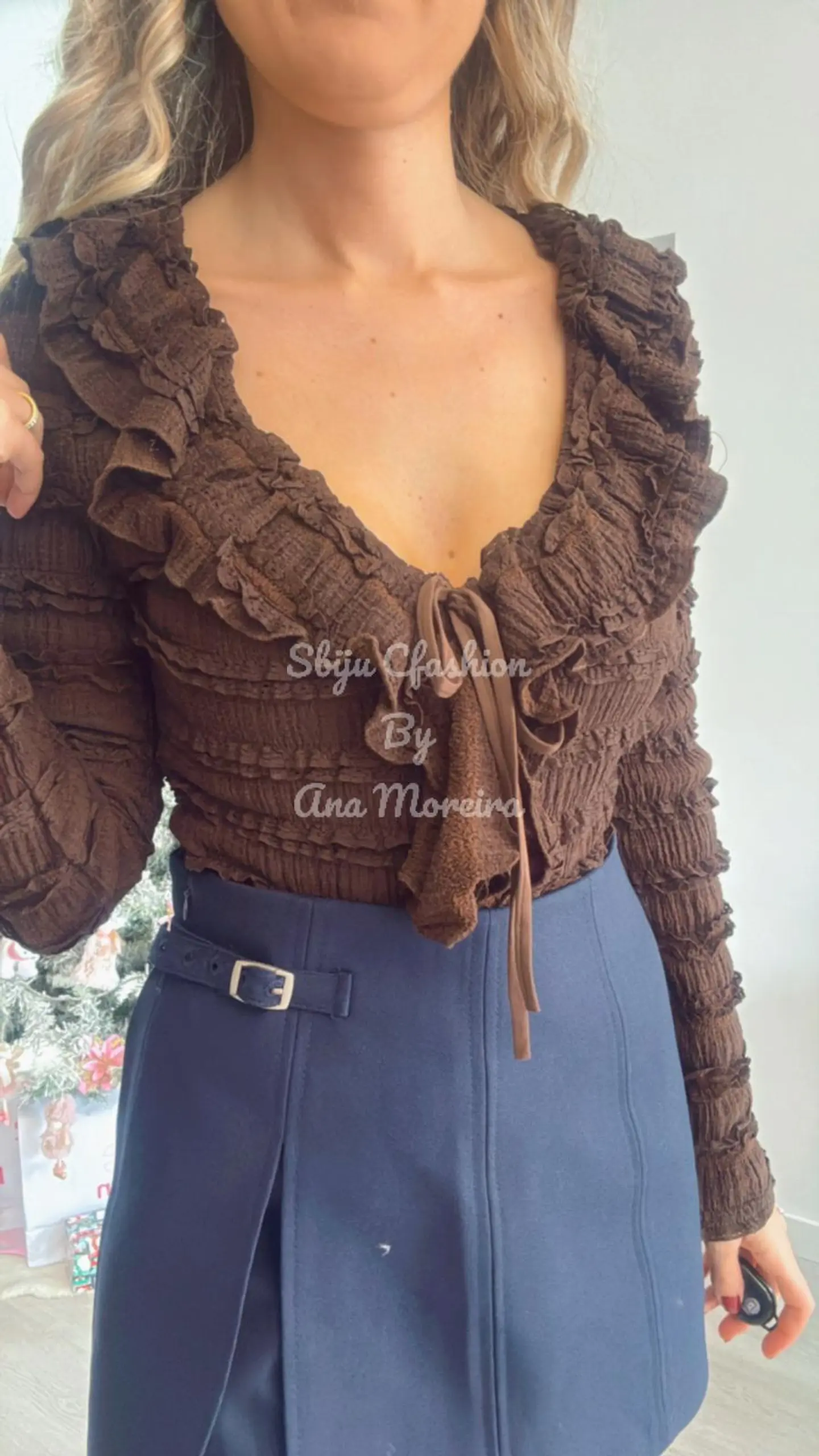 Body Decotado com Textura e Folho 5