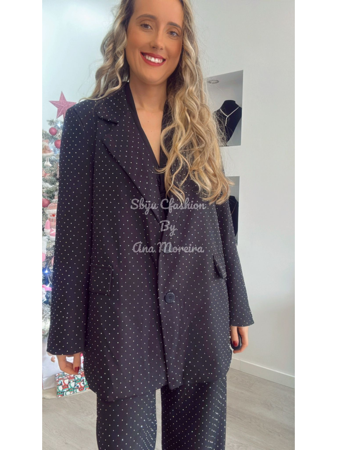 Fato Oversize com Brilhos - TU 8