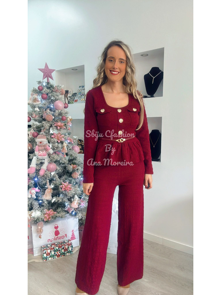 Conjunto de Calça e Blusa com Cinto 5