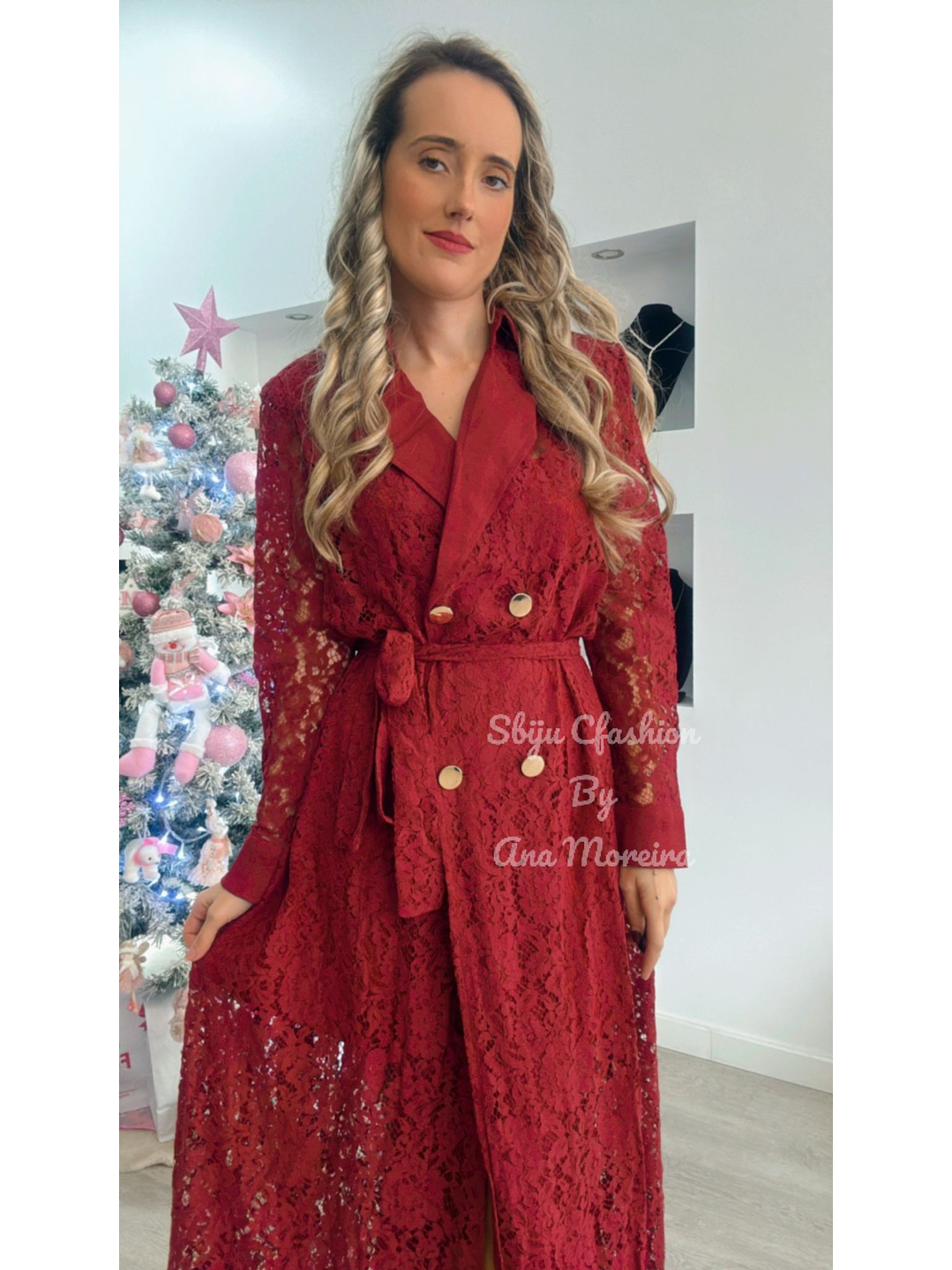 Vestido Comprido em Renda 6