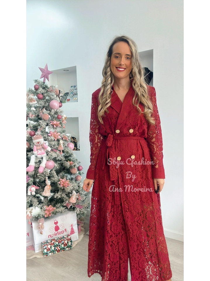 Vestido Comprido em Renda 5