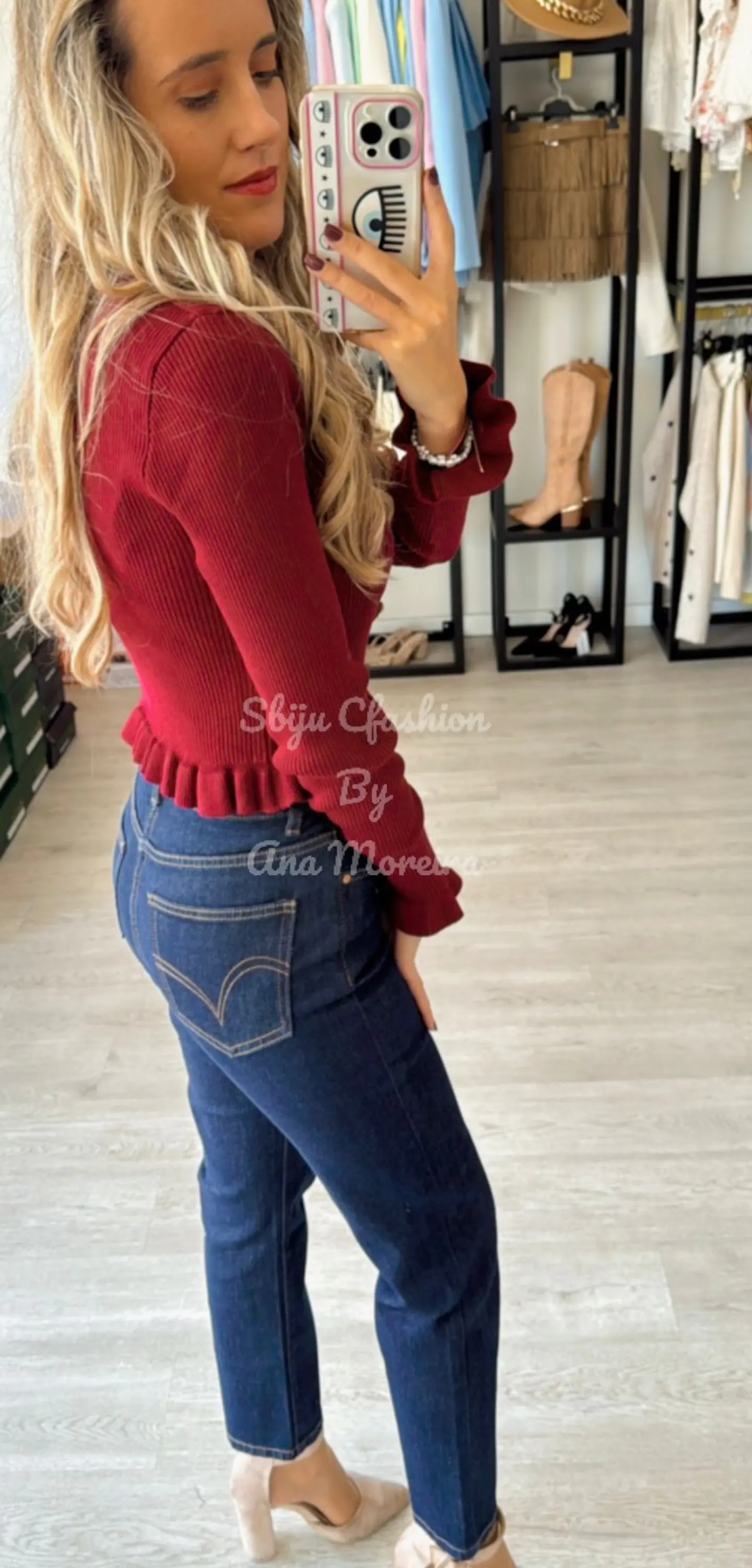 Calça de Ganga Queen Hearts 2