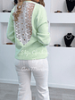 Camisola de Malha com Renda nas Costas - TU - Thumbnail 10