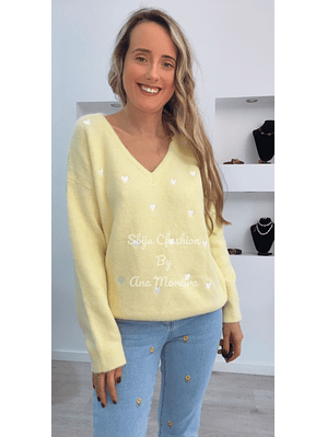 Camisola de Malha com Renda nas Costas - TU