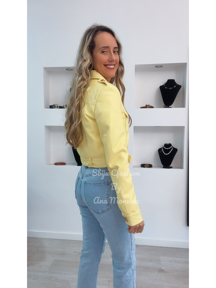 Casaca em Ecopele com Cinto 2